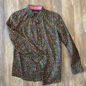 Liberty Floral Print Button Down Shirt – Small